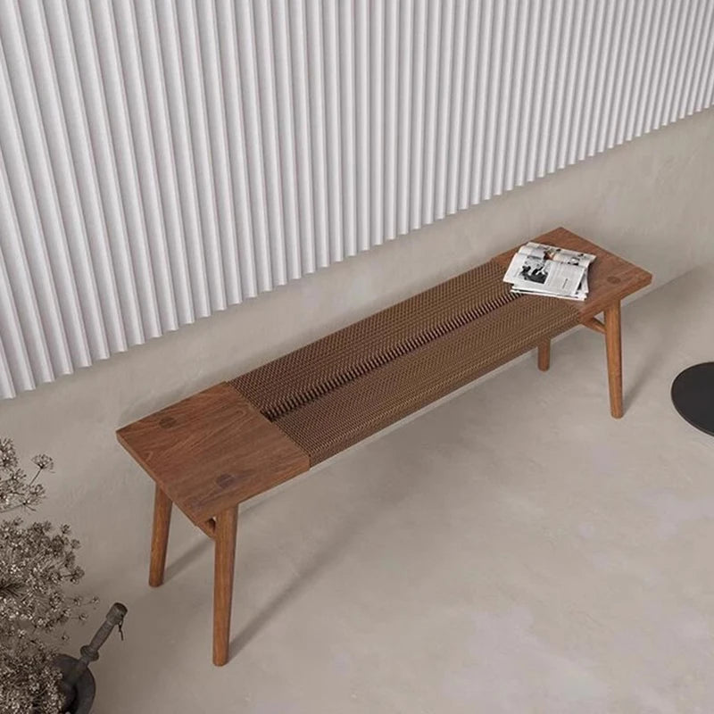 Wooden Modern Foot Stool Space Saving Nordic Minimalist Shoe Bench Seat Step Stool Room Decor Muebles Ornaments Home Decor