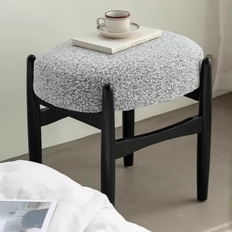 Home Wooden Vanity Chair Desk Liquidation Headdresses Dressing Vanity Chair Comfortable Makeup Muebles Bedroom Furniture