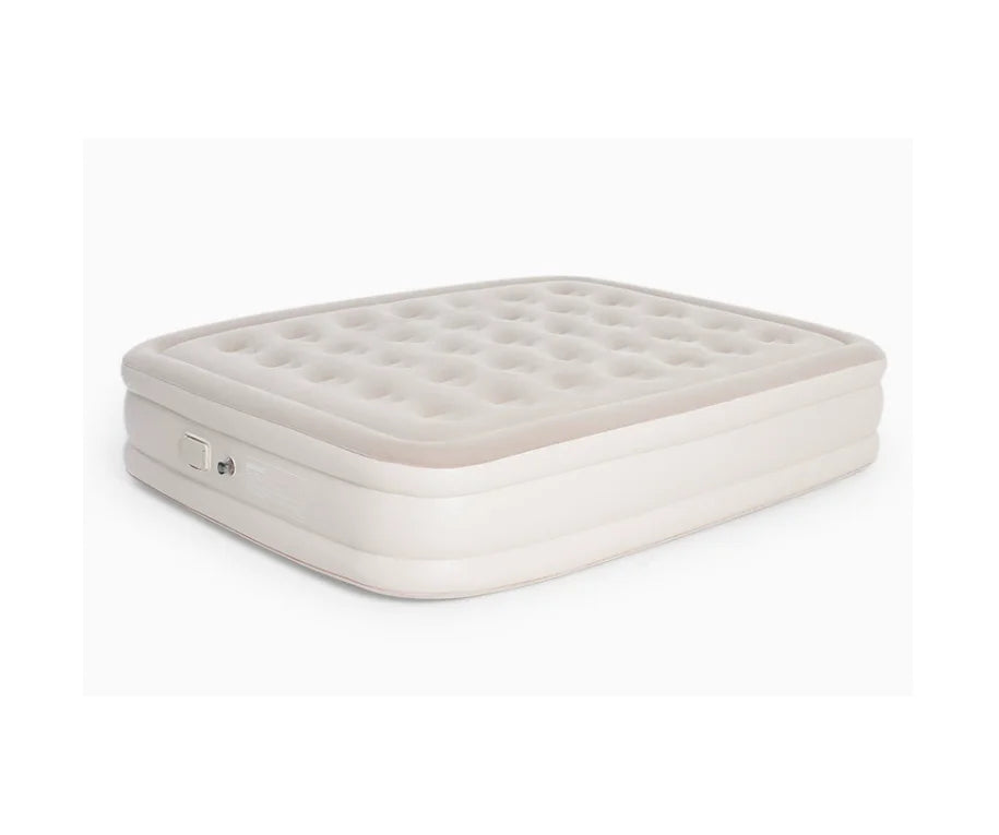 Queen Size Double Persons Automatic Inflatable Air Mattress Air Bed with Built-in Rechargeable Lithium Battery Pump