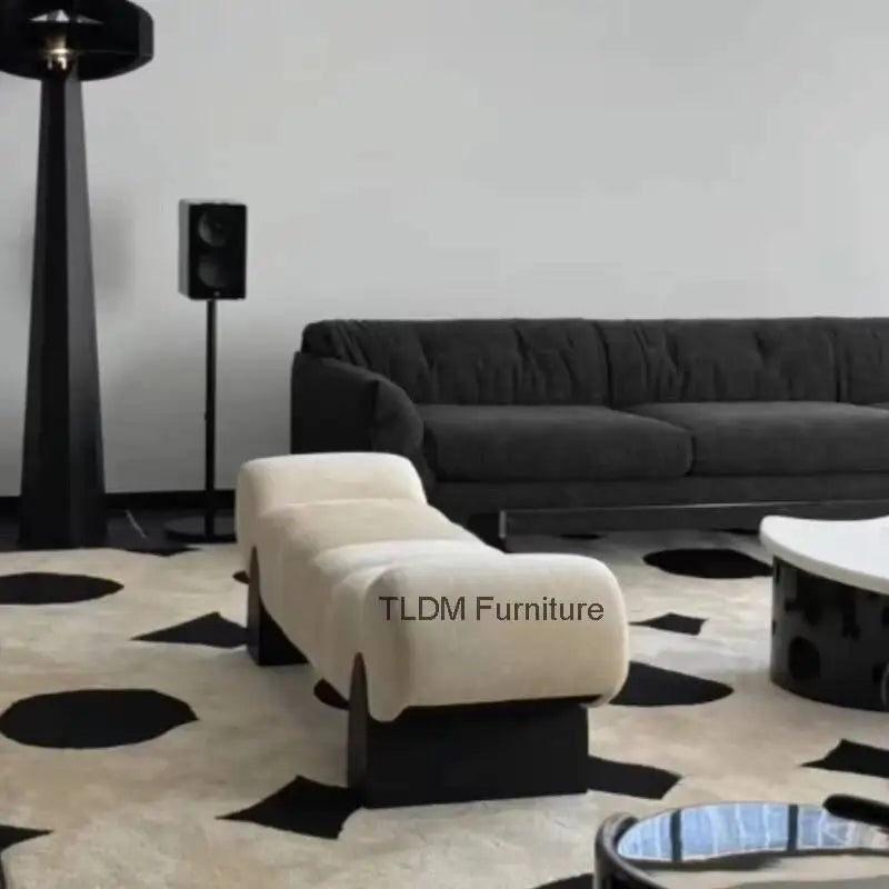 Leisure Creative Bedroom Simple Designer Living Room Sofa Bench High-end Clothing Store Bench Home Bedroom Bench Bed End Stools