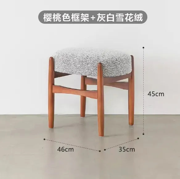 Home Wooden Vanity Chair Desk Liquidation Headdresses Dressing Vanity Chair Comfortable Makeup Muebles Bedroom Furniture