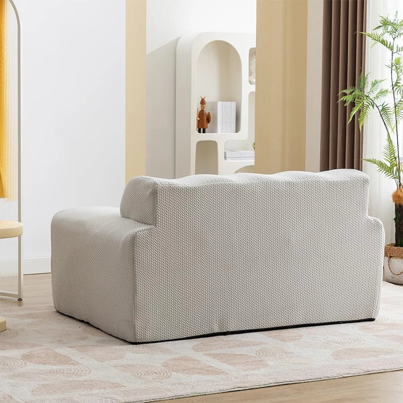 Italian minimalist internet-famous Roche Bobois Nordic luxury sofa, modern simple living room retro style straight single