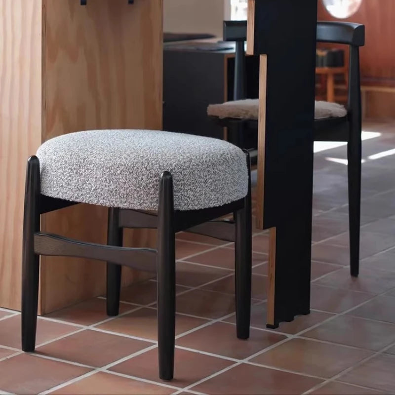Home Wooden Vanity Chair Desk Liquidation Headdresses Dressing Vanity Chair Comfortable Makeup Muebles Bedroom Furniture