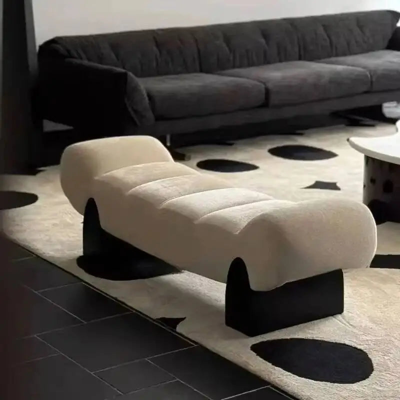 Leisure Creative Bedroom Simple Designer Living Room Sofa Bench High-end Clothing Store Bench Home Bedroom Bench Bed End Stools