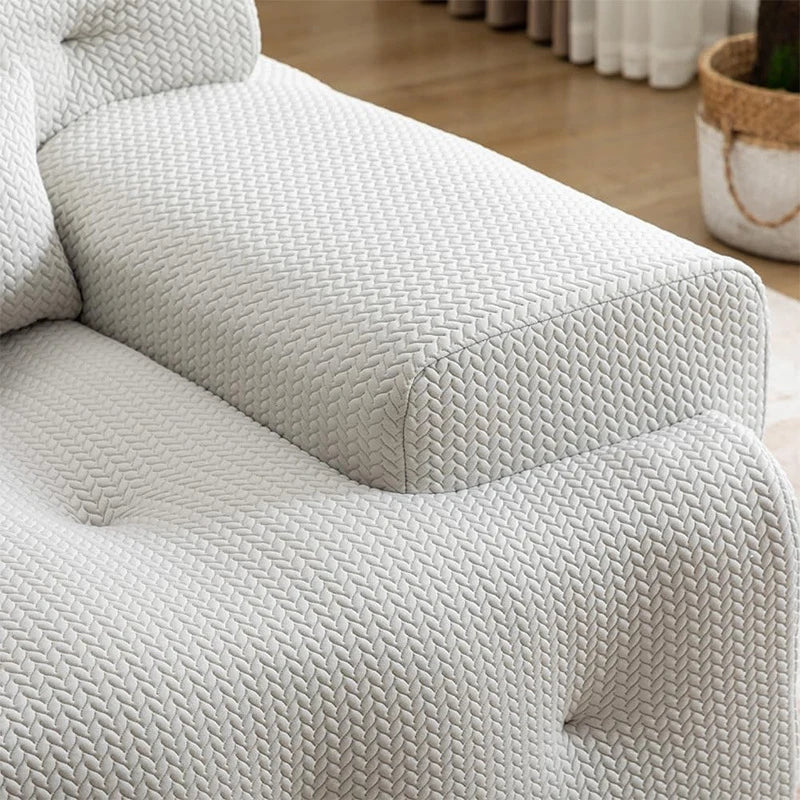 Italian minimalist internet-famous Roche Bobois Nordic luxury sofa, modern simple living room retro style straight single