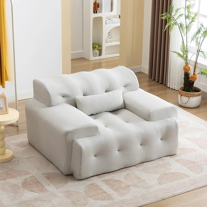 Italian minimalist internet-famous Roche Bobois Nordic luxury sofa, modern simple living room retro style straight single